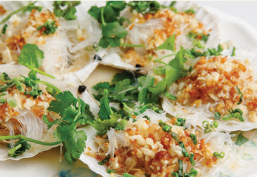 Scallop in Garlic Sauce